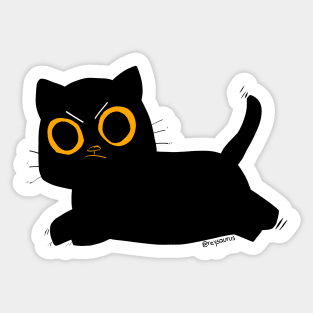 Angry Cat Sticker